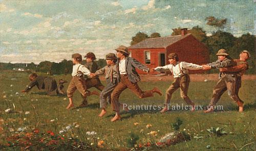 Snap le fouet réalisme peintre Winslow Homer Peintures à l'huile